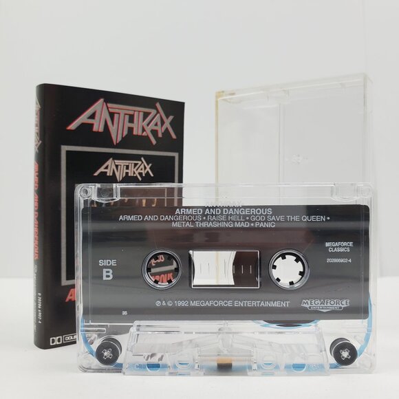 Anthrax Armed Dangerous Cassette Tape Thrash Metal Vintage 1992 Megaforce Tested - Picture 5 of 8